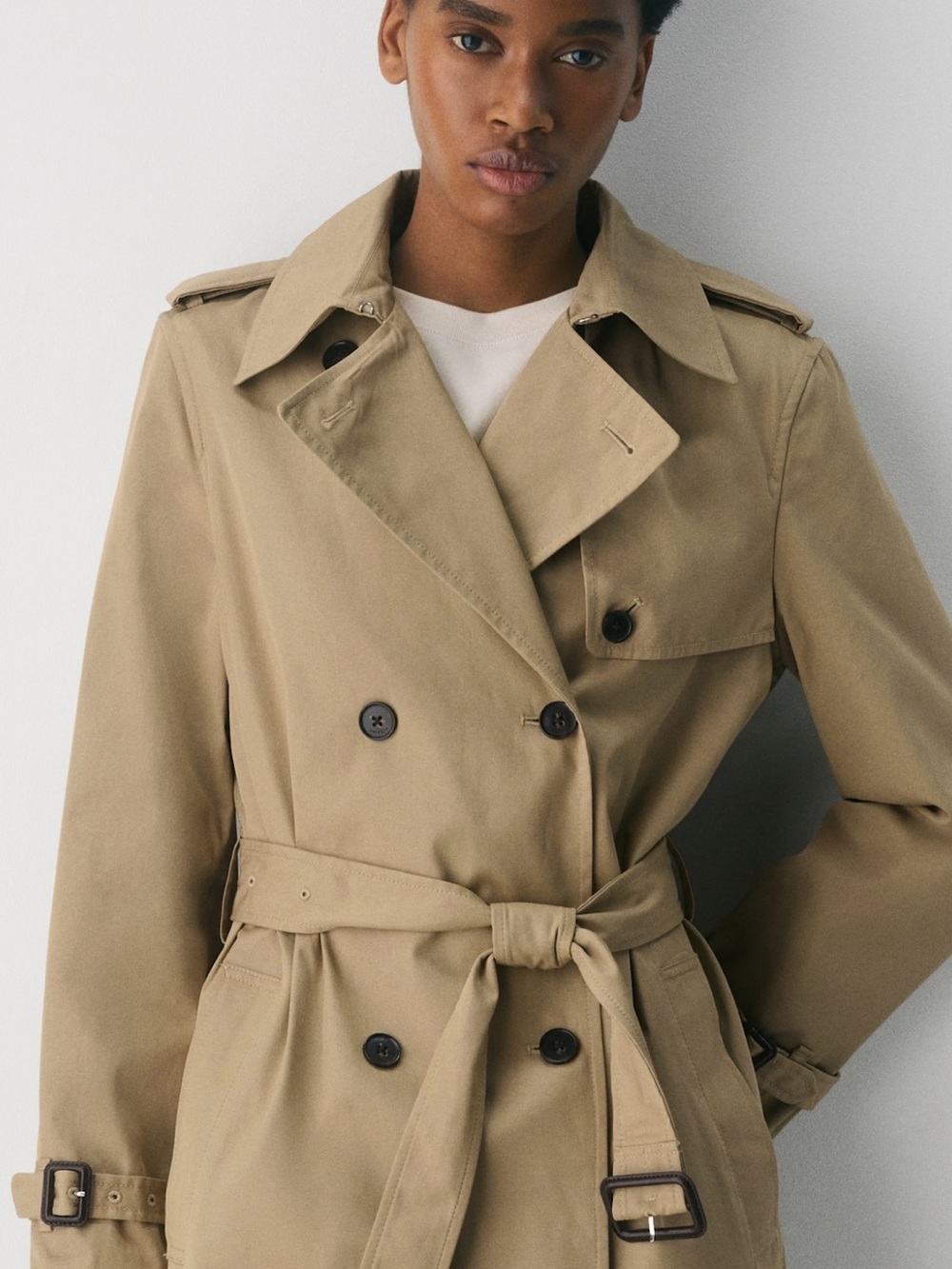 Aritzia the finch Trench Coat size XXS - Picture 2 of 11